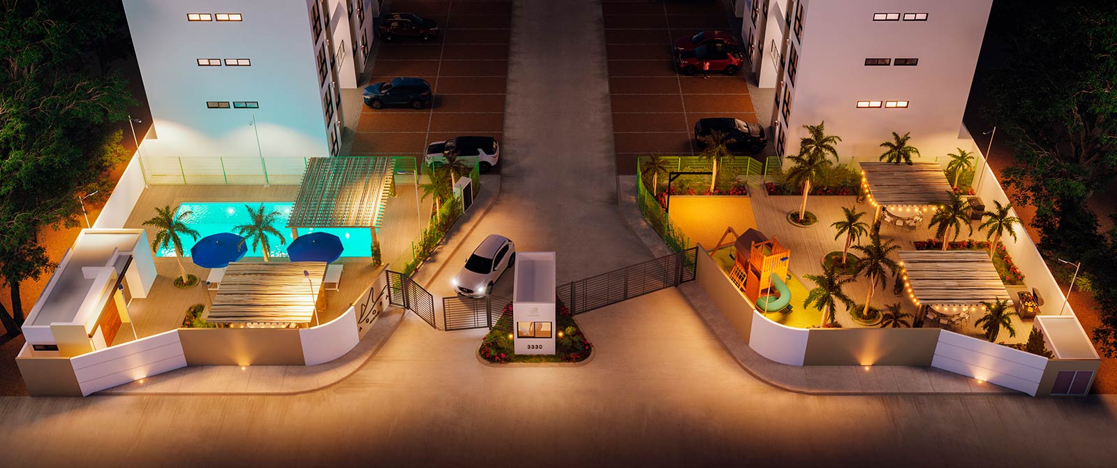 Amenidades en departamentos Adora Mazatlán